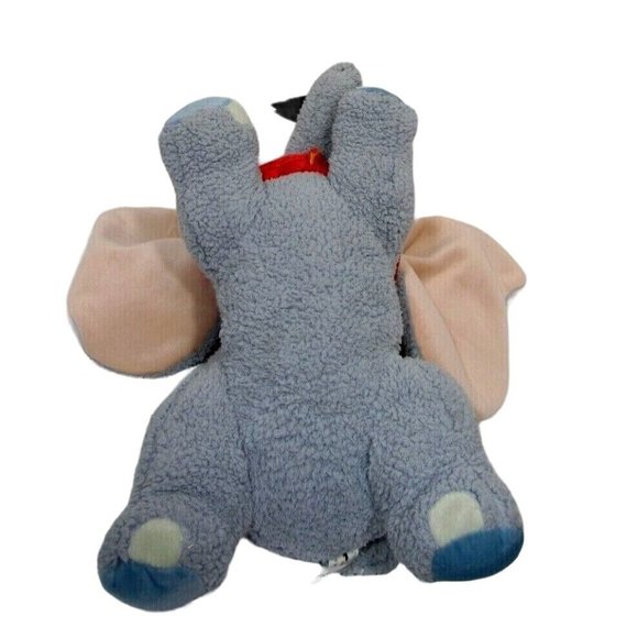 Disney Dumbo w/ Feather Plush Elephant Disneyworld Disneyland Park 15" - Picture 8 of 8